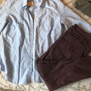 Maroon American eagle skinny jeggings